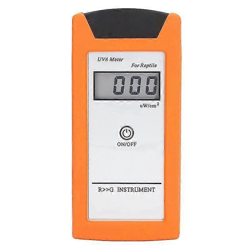 Reptile UV Index Meter, 01999 W/Cm UV Strength Tester 3.5-Bit LCD UVA Solar Lamp compatible with Cra