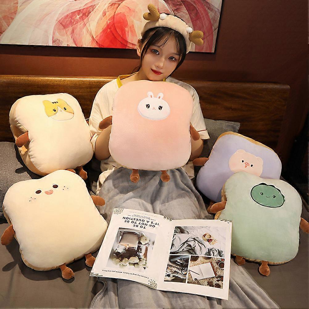 Cute Plush Cushion for Hugging Cute Anime Throw Pillow Filled Animal Toy with Nap