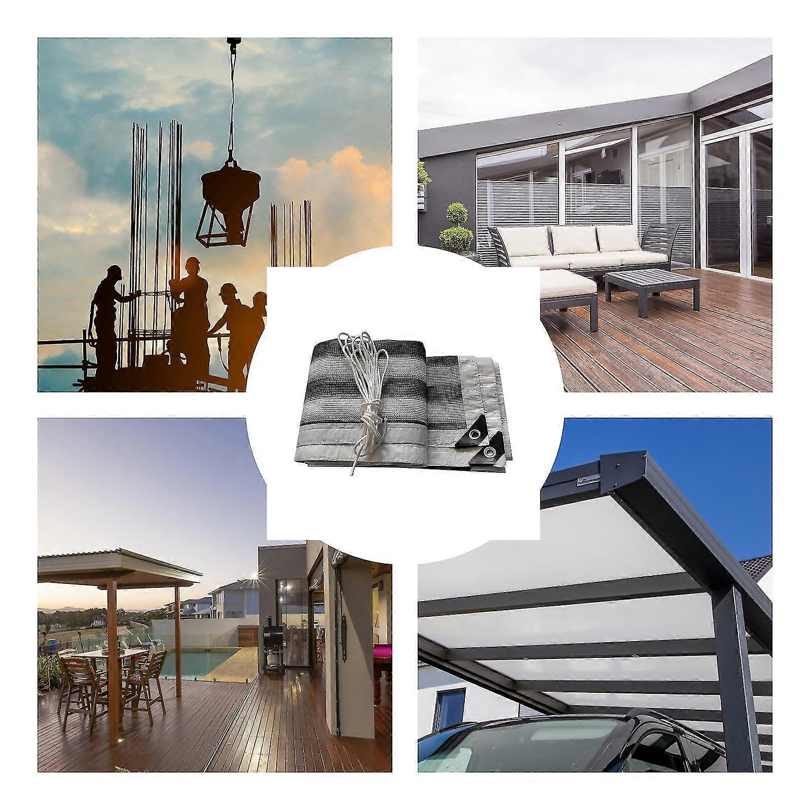 Outdoor Cloth, Pergola, And Backyard Patio Sun With , Material, Rein Grommets