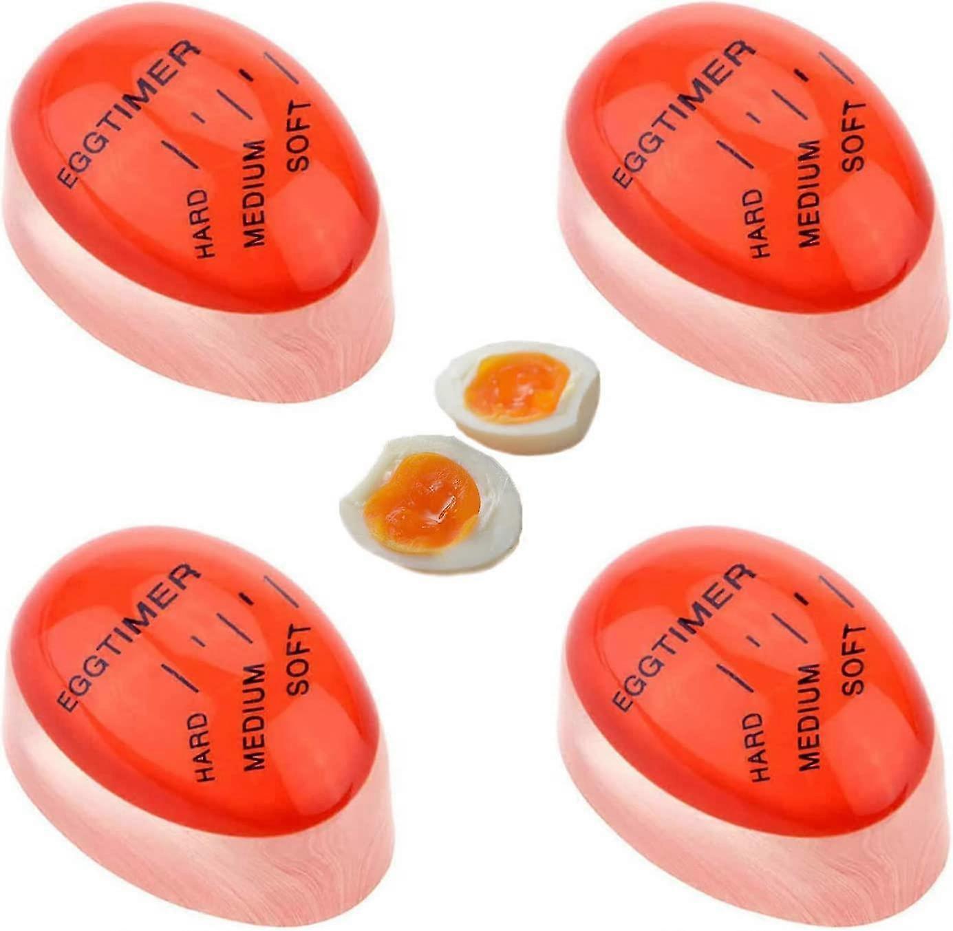 Egg Shaped Egg Timer In Boiling Water Egg Timer Color Change Indicator Color Change Egg Timer Thermal Egg Boil Kitchen Gadget Tool Funny Egg Tim