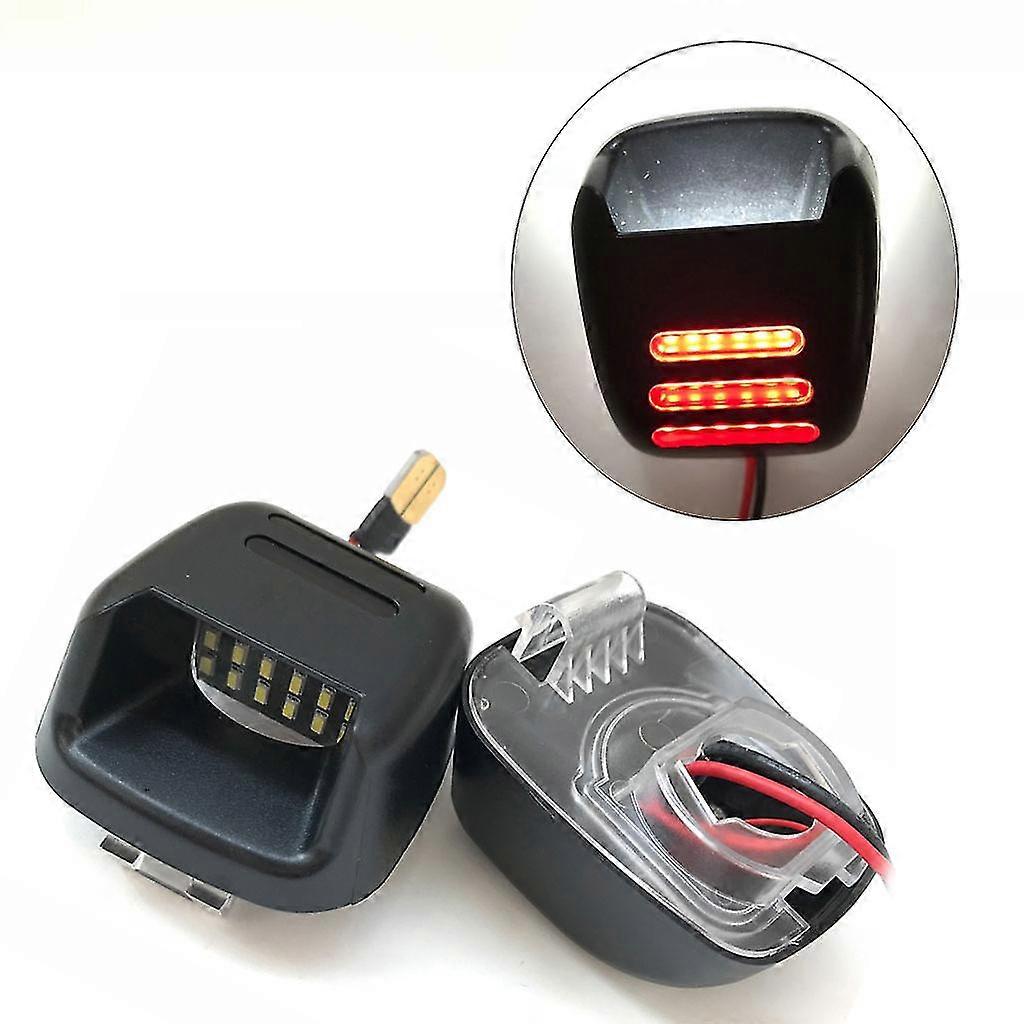 For Navara D40 Frontier Led License Plate Tag Light Step Courtesy Lamp Taillight