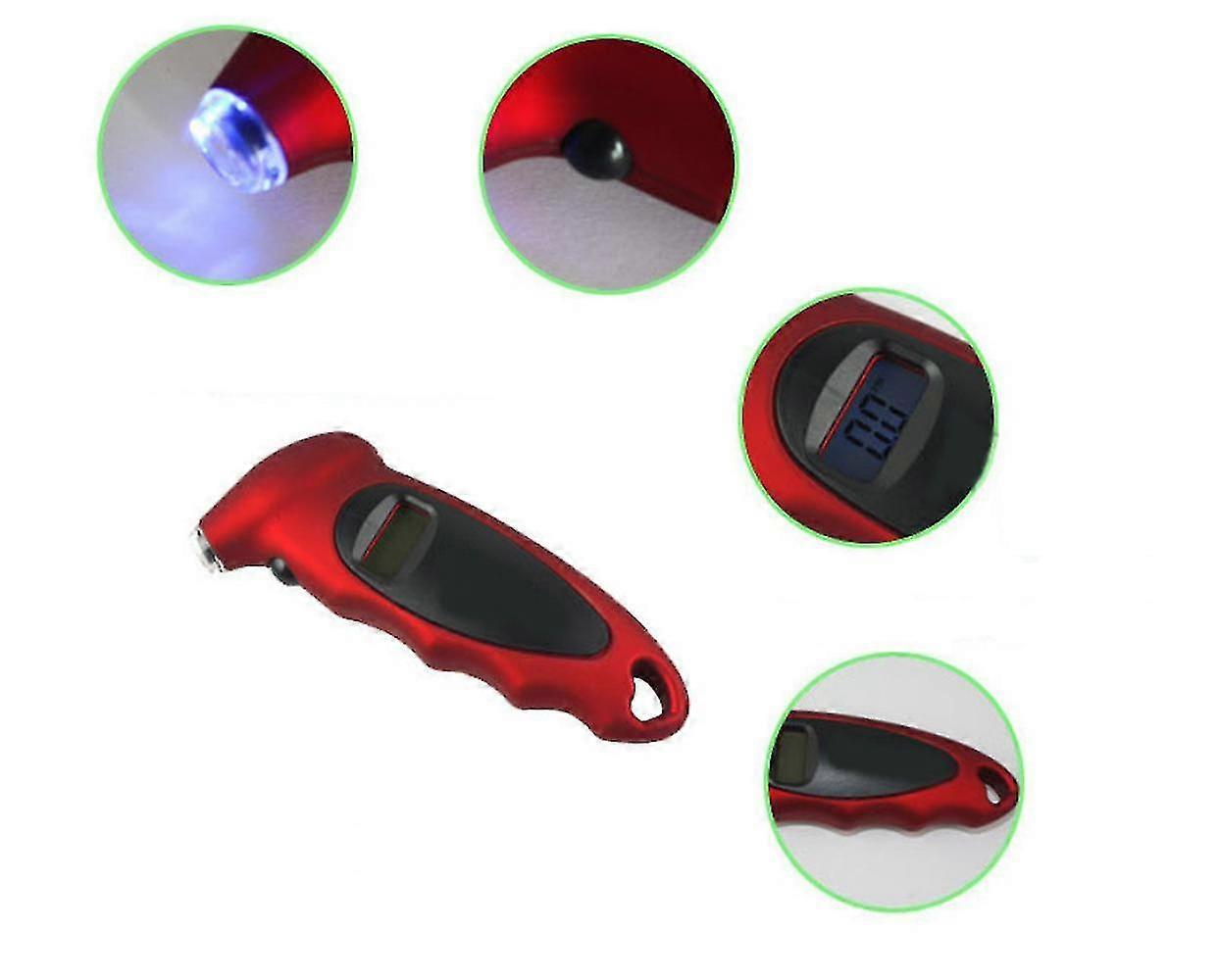 Precisions digital elektronisk däcktrycksmätare för bildäcktryckstestare