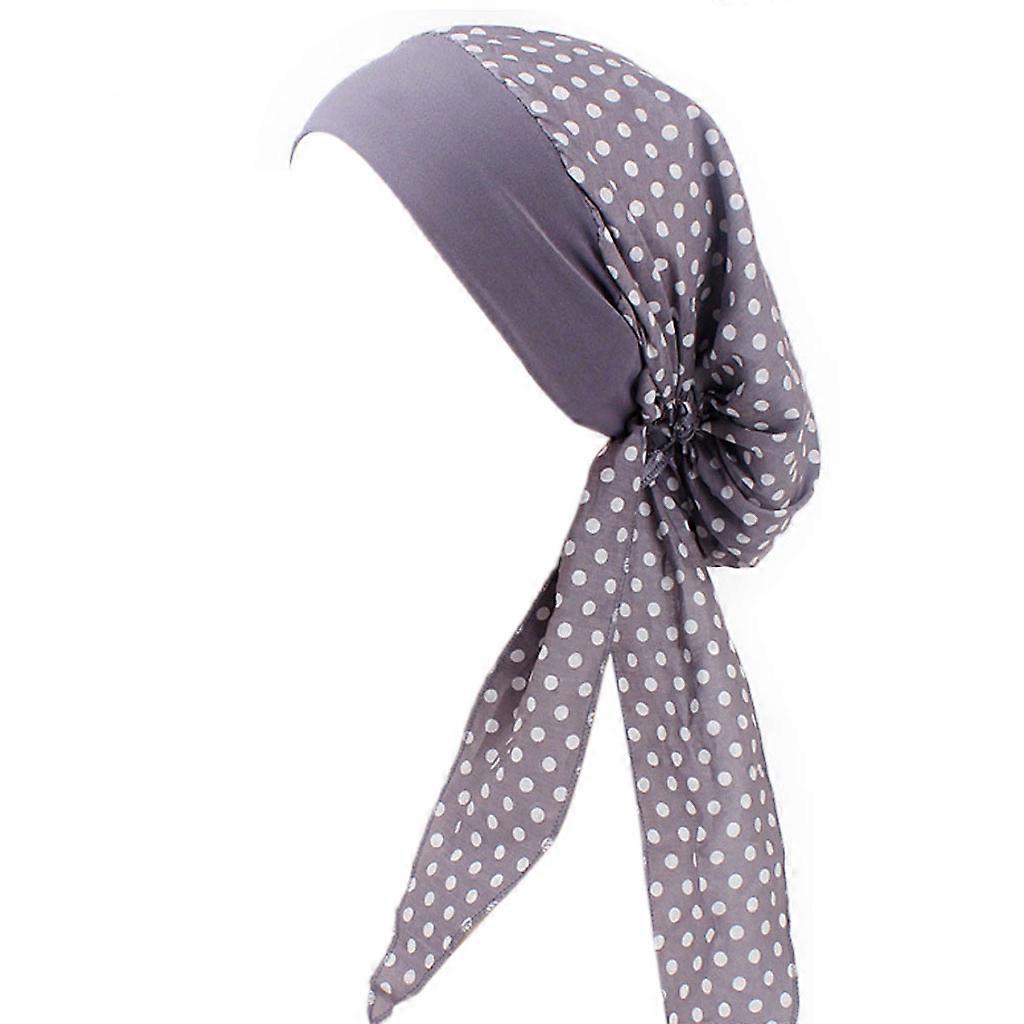 Womens Chemo Hat Turban for Head Scarves Pre-Tied Headwear Bandana Elastic Band