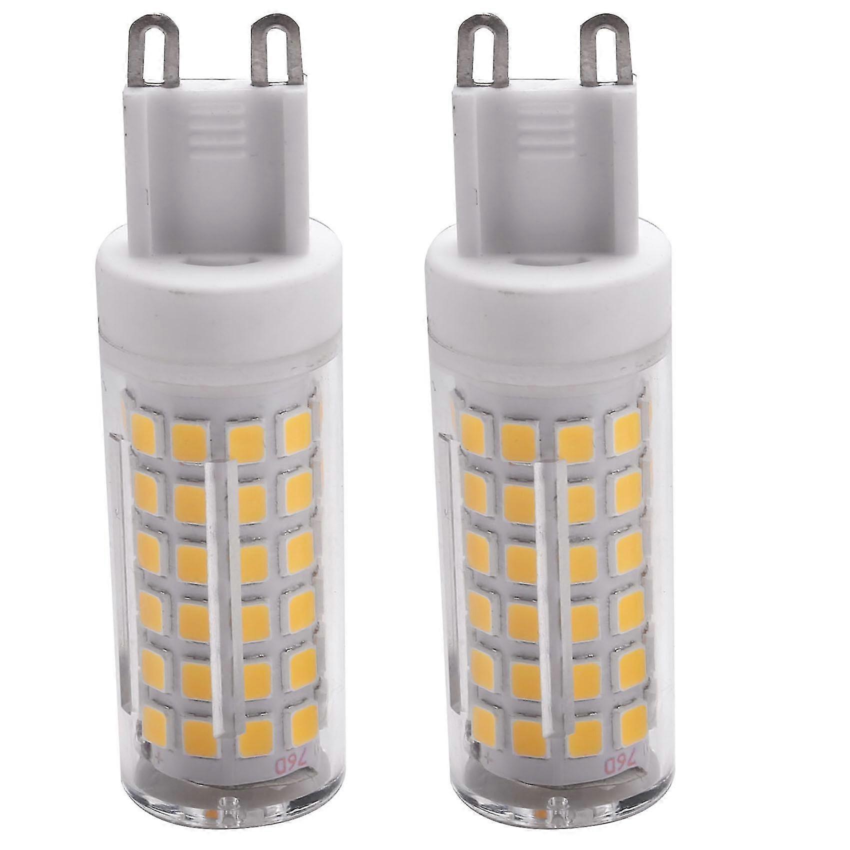 10w G9 100 Led Light Led Corn Light Ceramic, No Flicker, Wide Beam , 2pcs Natural White