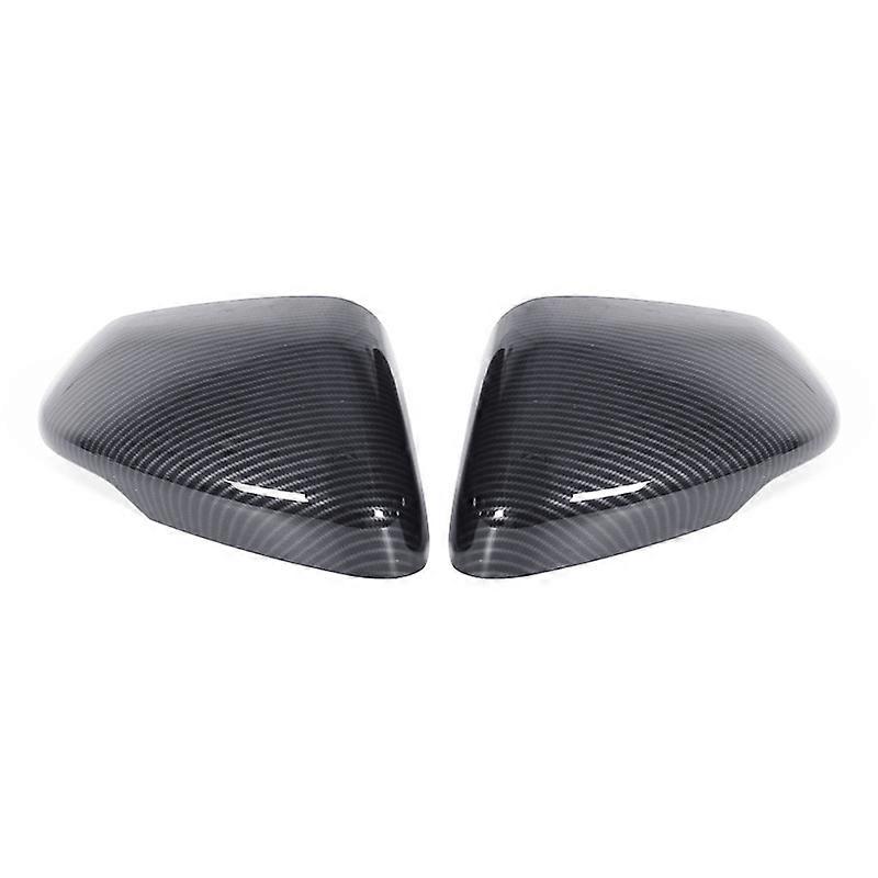 Applicable To 22-24 Rivian R1t Rearview Mirror Cover Electroplating Rear-View Mirror Shell Carbon Fiber Pattern Reflector Modification