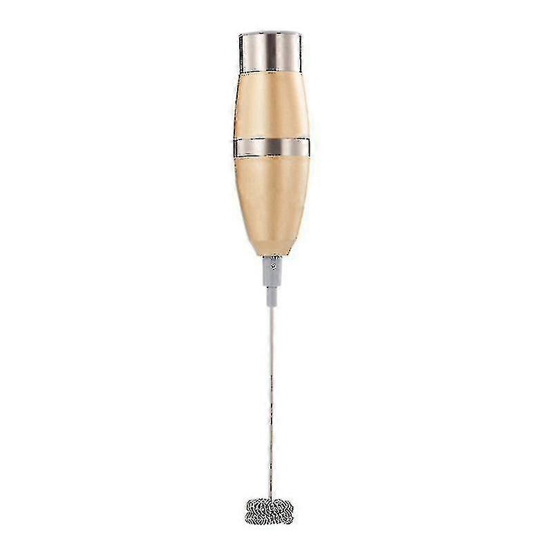 Double Spring Whisk Head Electric Milk Frother Stainless Steel Handheld Milk Foamer Drink Mixer For Coffee Cappuccino - Aespa