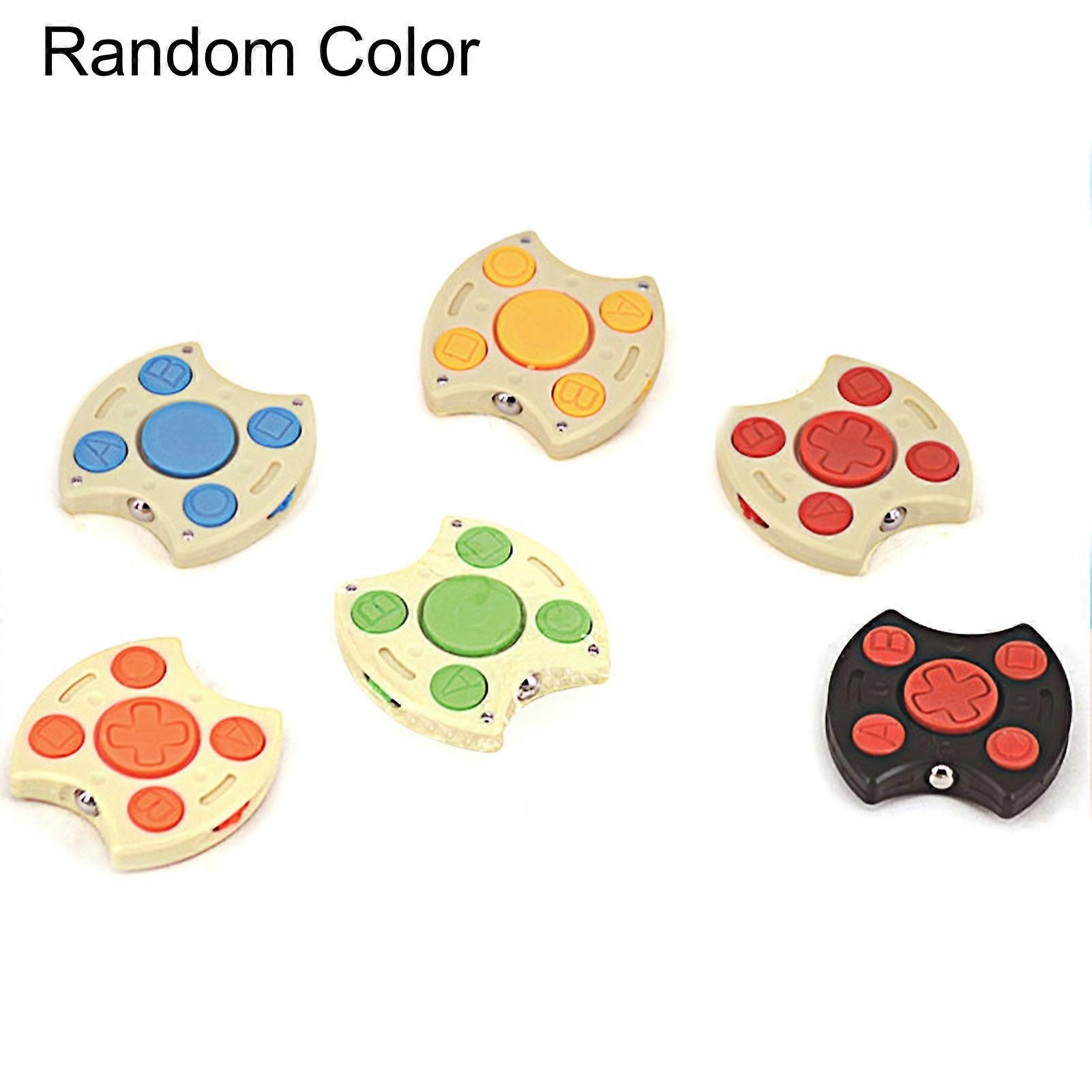 Button Hand Spinner Stress-relieving Multifunctional Smooth Edge Finger Fidget Rotating Hand Spinner for Kids KAESI