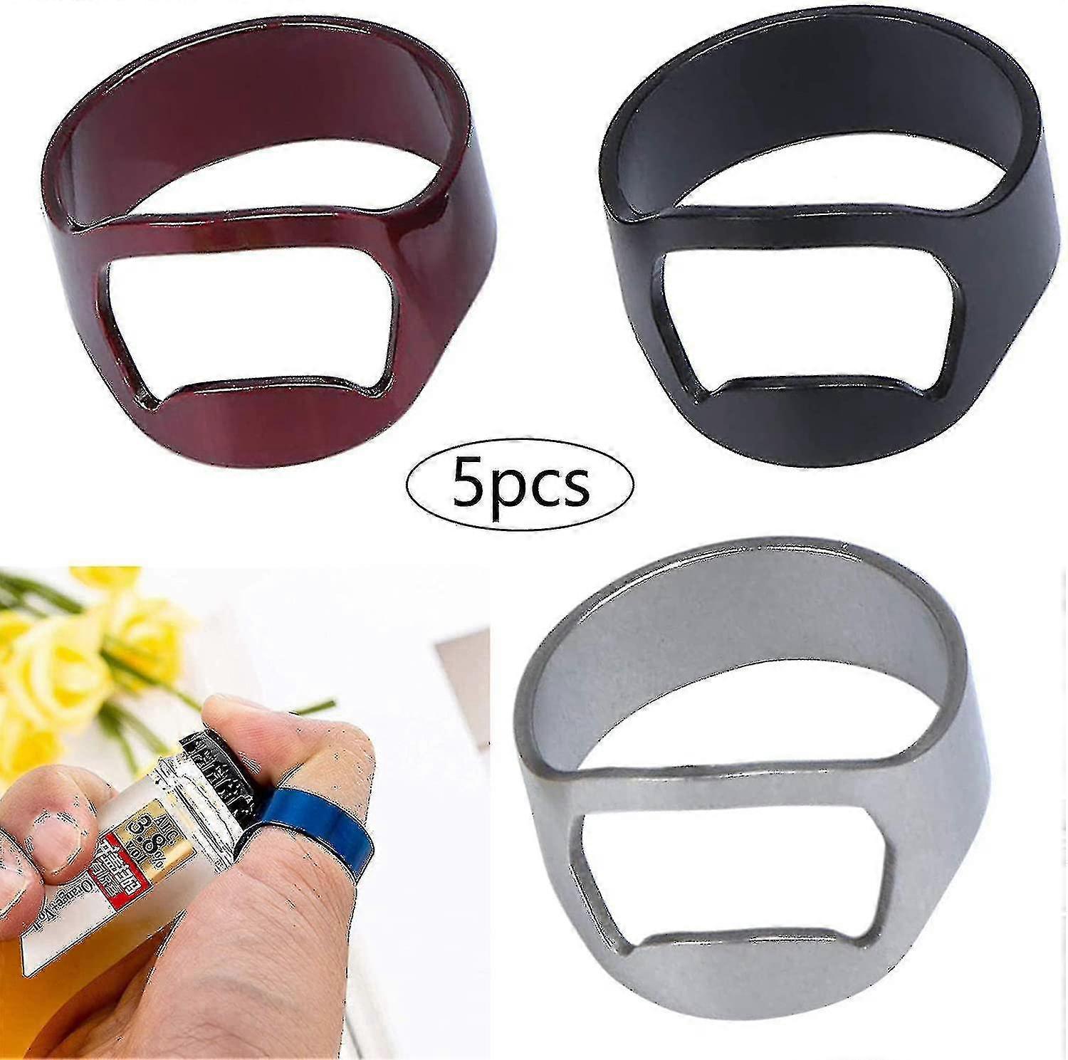 Ring Shape Beer Bottle Opener Creative Corkscrew Ring Bottle Opener Ring