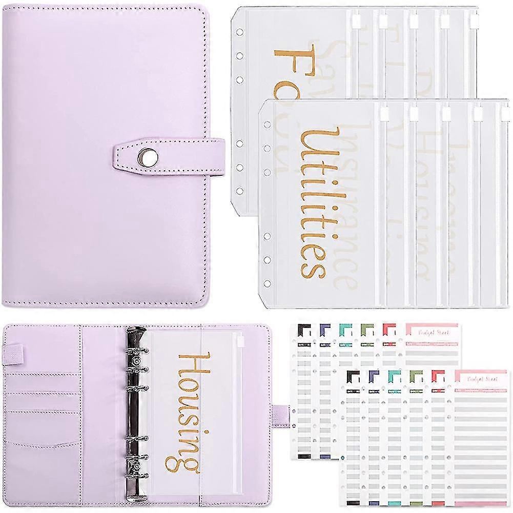 Budsjett perm med glidelås konvolutter, kontanter konvolutter for budsjettering, penger arrangør for kontanter, penger Env