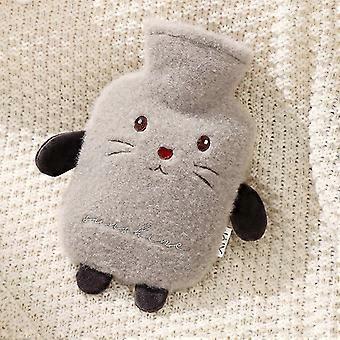 Thermos Flask With Knitted Lid, Detachable And Washable Hand Warmer