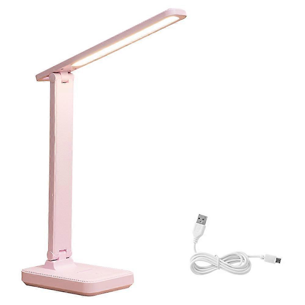 Led Desk Lamp With Usb Charging Port - 3 Lighting Modes - Eye-caring Reading Lamp