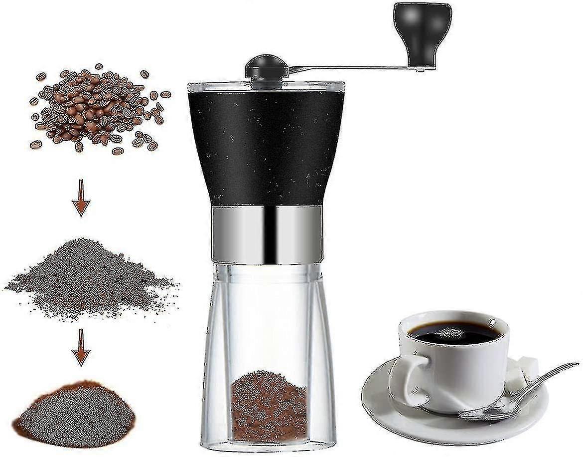 Manual Coffee Grinder, Adjustable Portable Coffee Grinder With Stainless