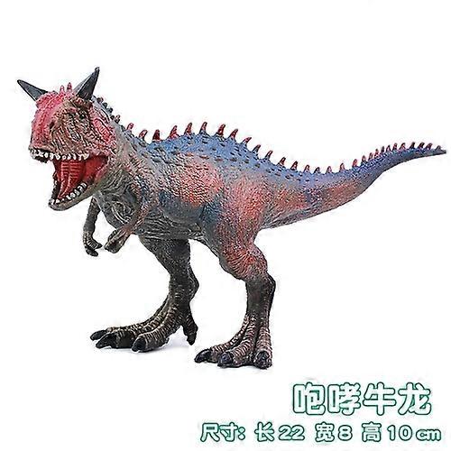 Nuevo Conjunto De Modelos De Carnotaurus De Dinosaurio De Simulación  Jurásica Animal De Plástico Sólido Niños De Juguete De La Casa De La Casa  De