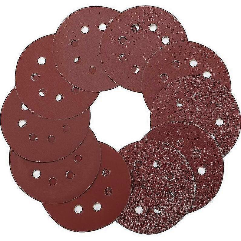 40pcs Sanding Disc Set for Sanding/Polishing/Deburring (8 Holes)
