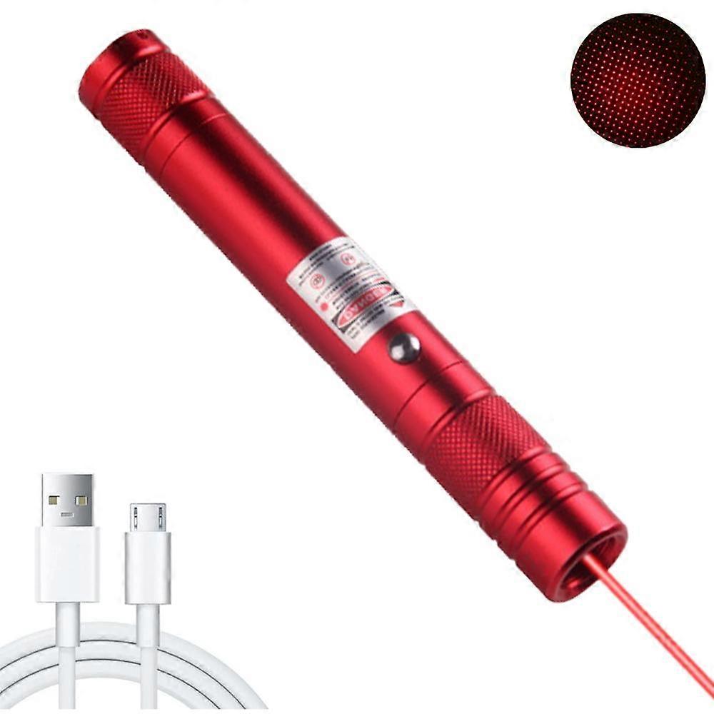 KXJ-Long Range High Power Tactical Red Dot Light Presentation Pointer USB Rechar |-1