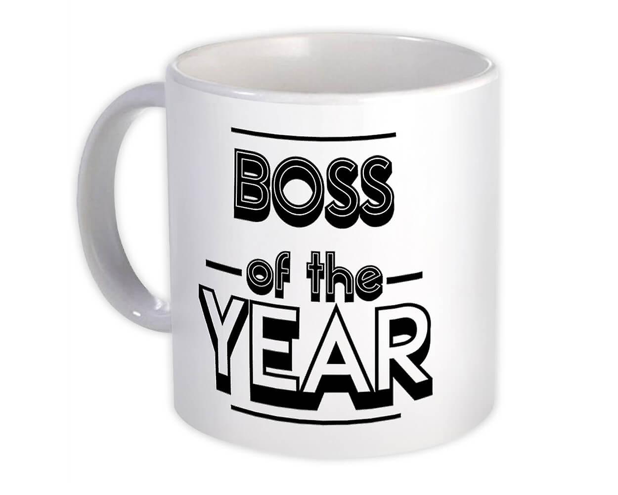 Presentmugg: Årets boss jul