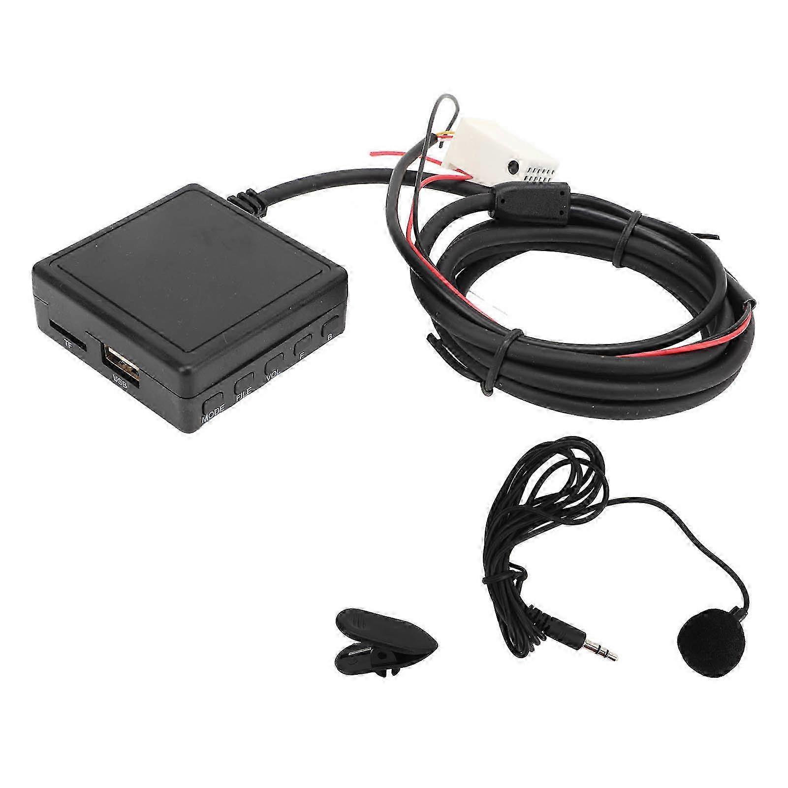 Bluetooth Adapter Aux Input Hands Free Calls Low Noise Stable Signal Fit For 3 Series E90 E91 E92 E93 X1 E60