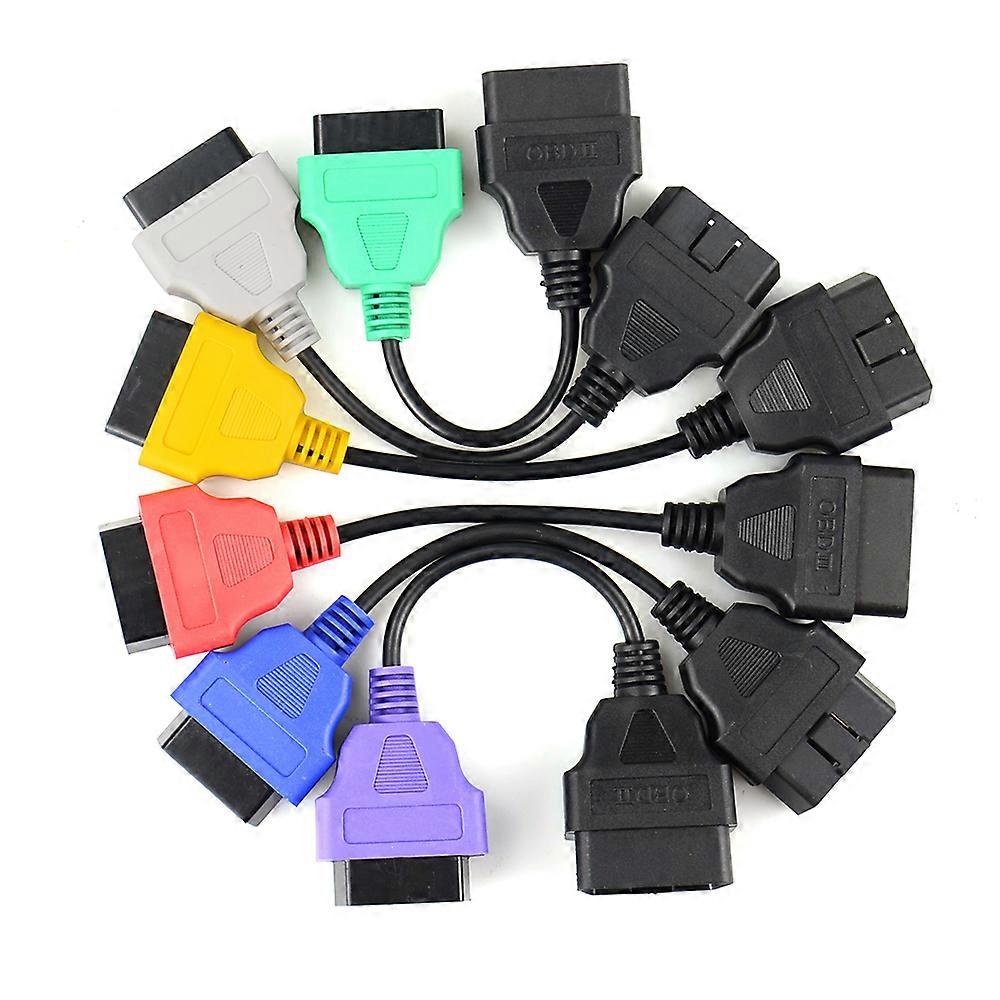 Professional For FiatECU Scan Adapter OBD OBD2 Connector Multi Scan ABS Airbag obd2 scanner Diagnostic cable for Fiat ECU Scan