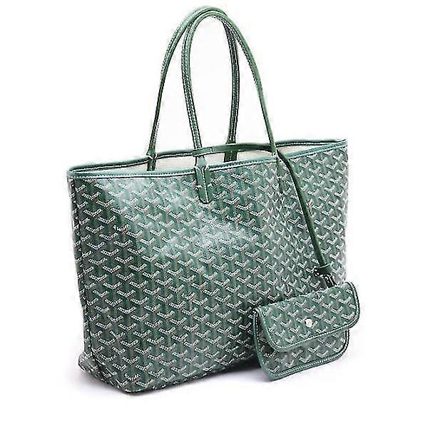 Dog Tooth Bag Borsa di Grande Capacità Borsa di Maternità Portafoglio Regalo Ladies Verde Grande Verde Grande