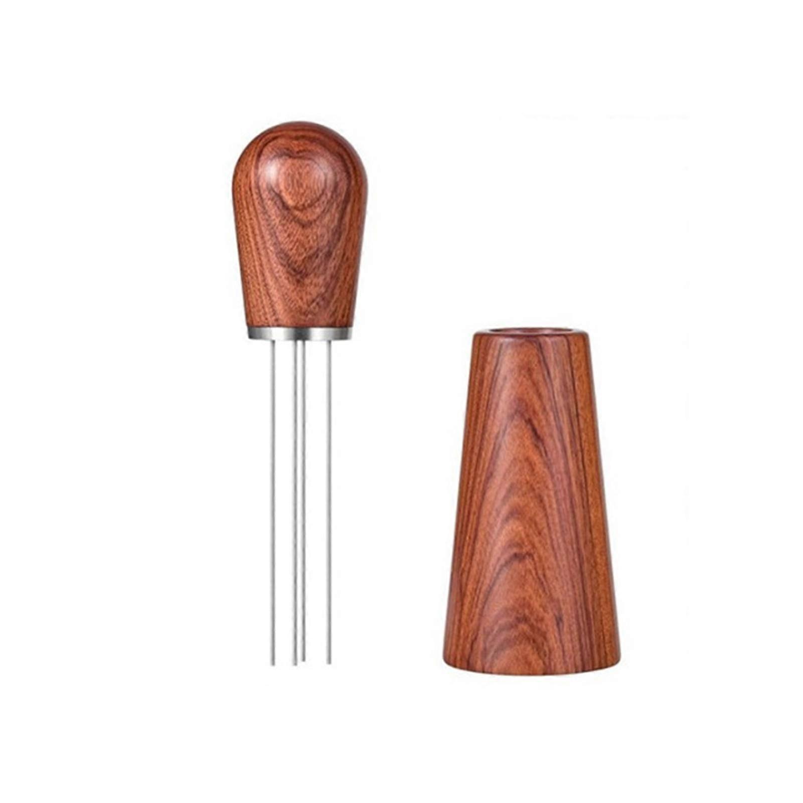 Food-grade Anti-rust Coffee Distribution Needle Stainless Steel Practical Heat-resistant Coffee Powder Tamper For Home Red