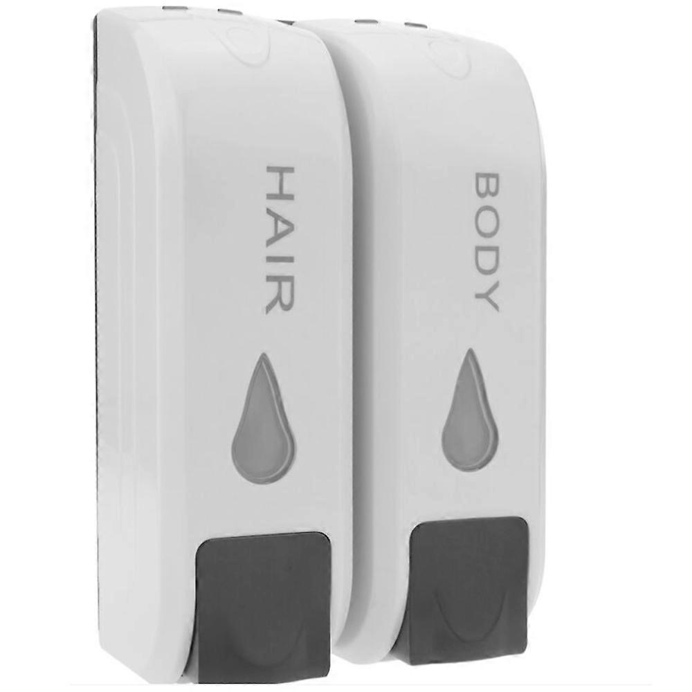 Shower soap dispenser for wall. 2 x refillable tank
