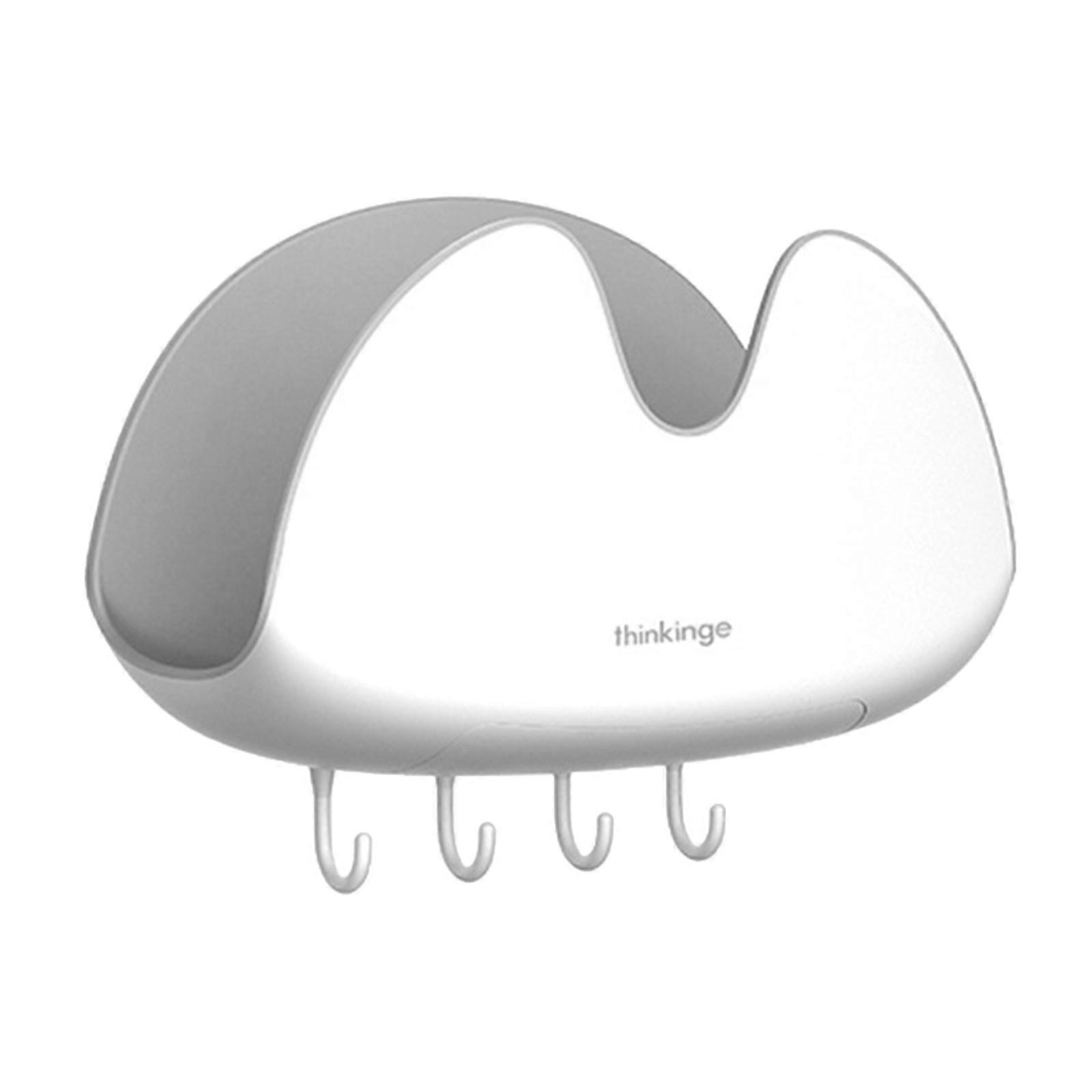 Wall Mounted Cutting Board Holder with Hooks Multifunctional Bracket