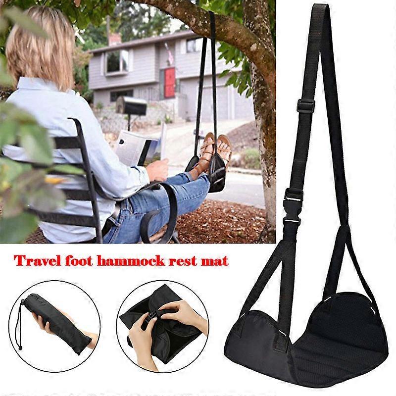 Hamac Pour Jambes Avion - Repose-pieds Réglable, Léger (260g), Pour Enfants/adultes, Amélioration Confort Voyage - 6