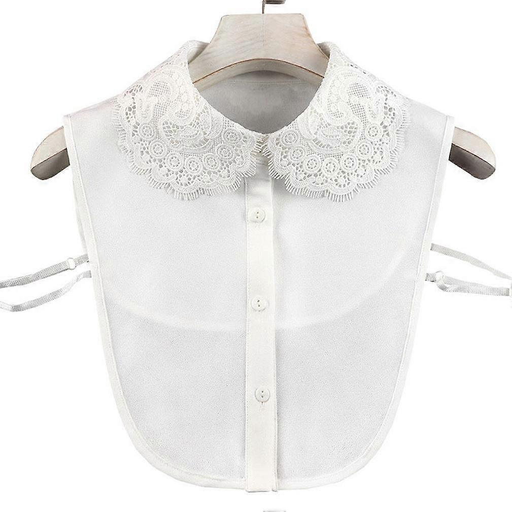 Detachable Blouse Tassel Fake Collar Lace Frame False Collar