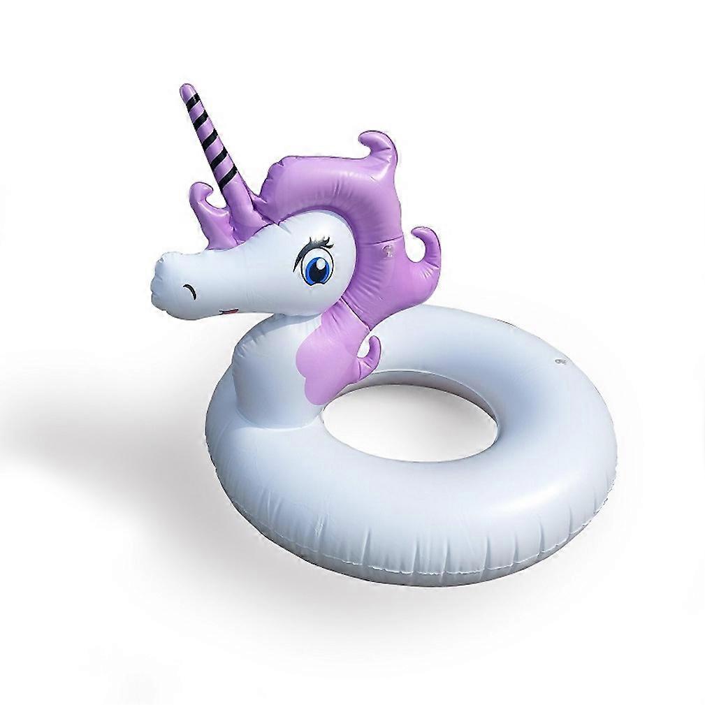 Sea Horse Pool Float Inflatable Swimming Ring for Adults