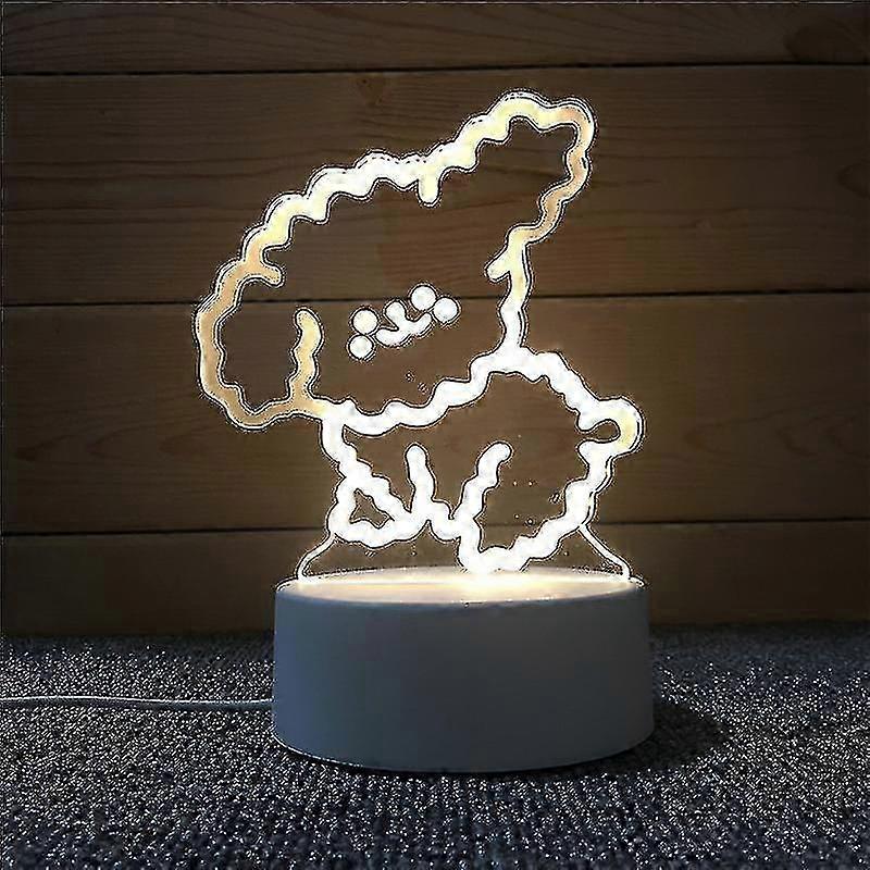 Creative 3d Light-emitting Diode Desk Lamp/decorative Night Light/table Lamp