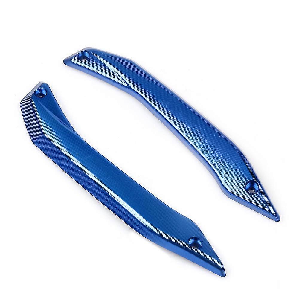 Motorcycle Windshield Adjustable Windscreens Bracket Bars Blue