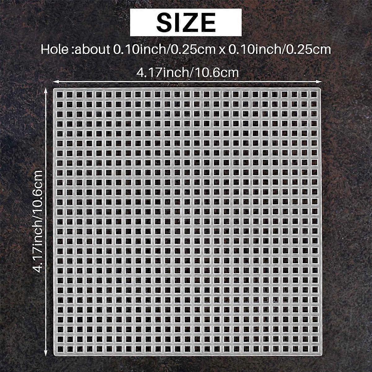 30 قطعة من صفائح قماش شبكة بلاستيكية للتطريز ، صياغة خيوط الأكريليك ، مشروع متماسكة وكروشيه