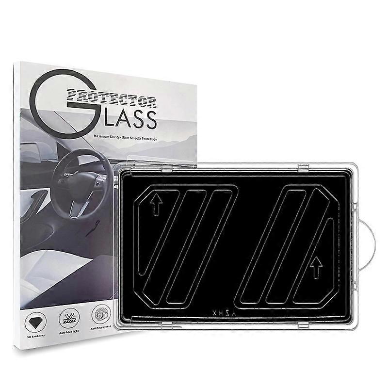 For Tesla Model 3 Y Tempered Glass Screen Protector Dashboard Touchscreen Protective With Film Sticking Tool Crystal Clear MatteMotor Vehicle Frame &