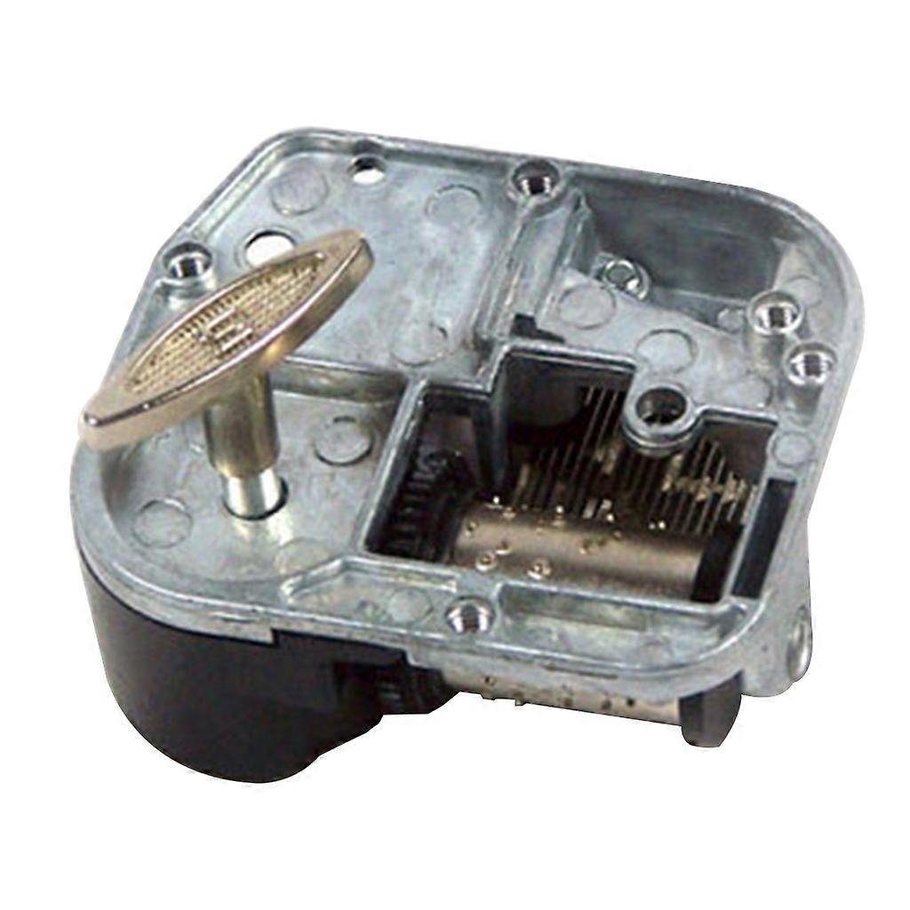 8 Tones Music Box Movement Mechanical Clockwork DIY Windup Rotate Musical Castle in the for Sky Mini Birthday Gift