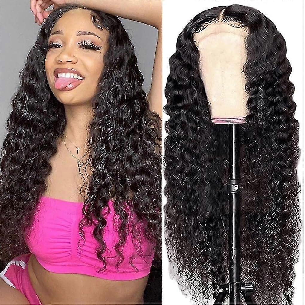 Full Head Lace Front Wig with 50% Human Hair Blend. Achieve Stylish Curls with Ease Enhance Your Look with this Trendy Lace Front Wig