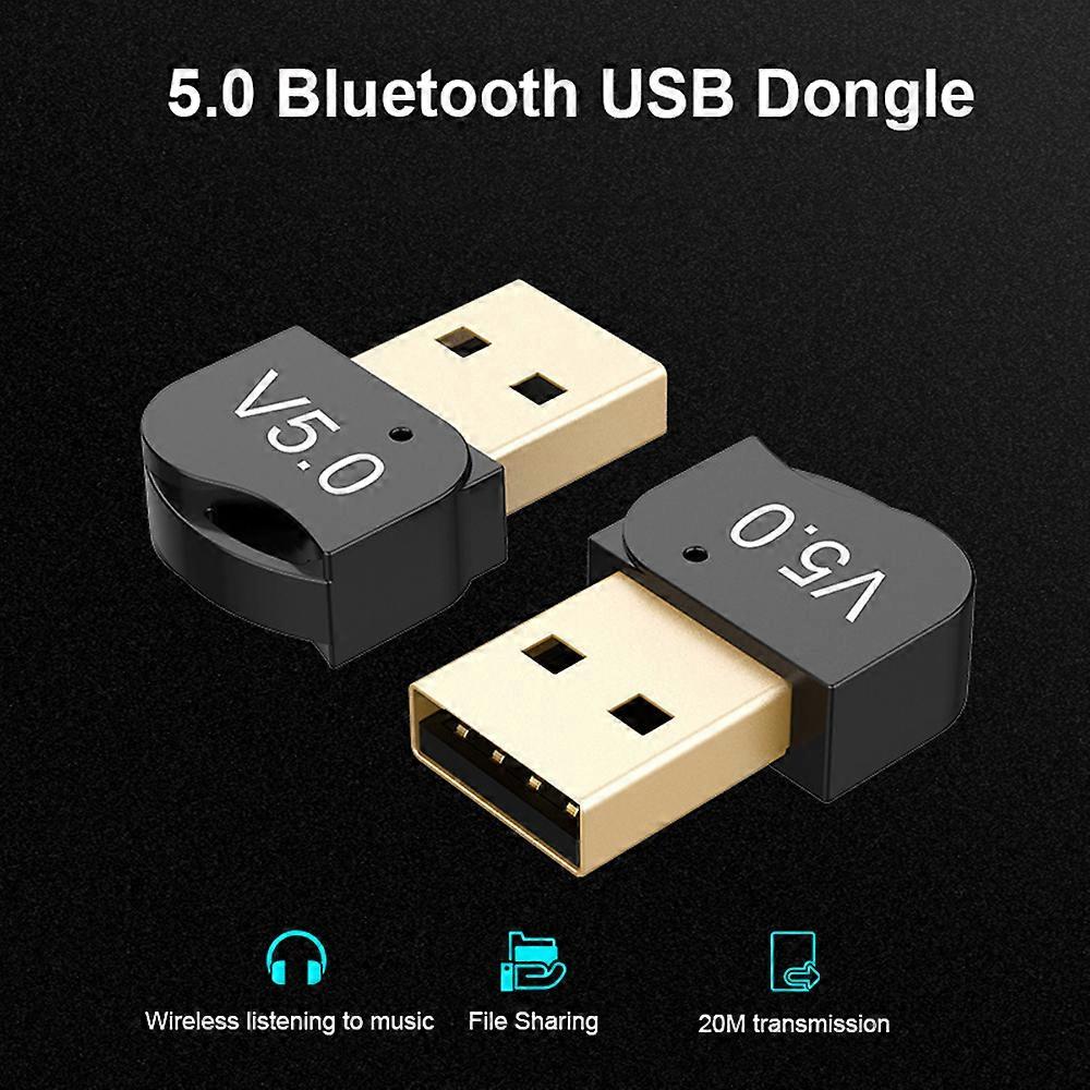 USB Bluetooth-Compatible Adapter V5.0 Wireless Bluetooth-Compatible Dongle Music Sound Receiver Adaptador Transmitter Adapter
