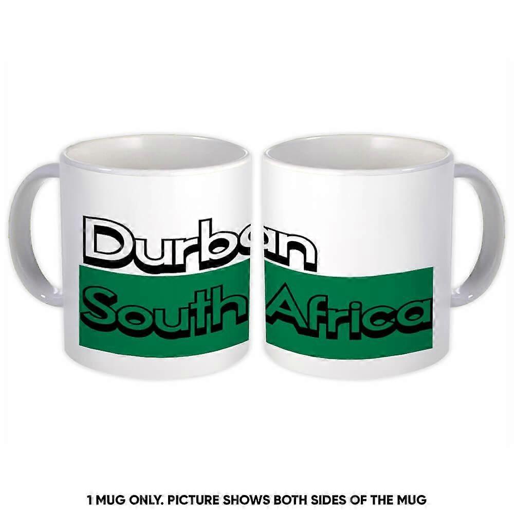 Tasse cadeau : Durban Afrique du Sud Rectangle
