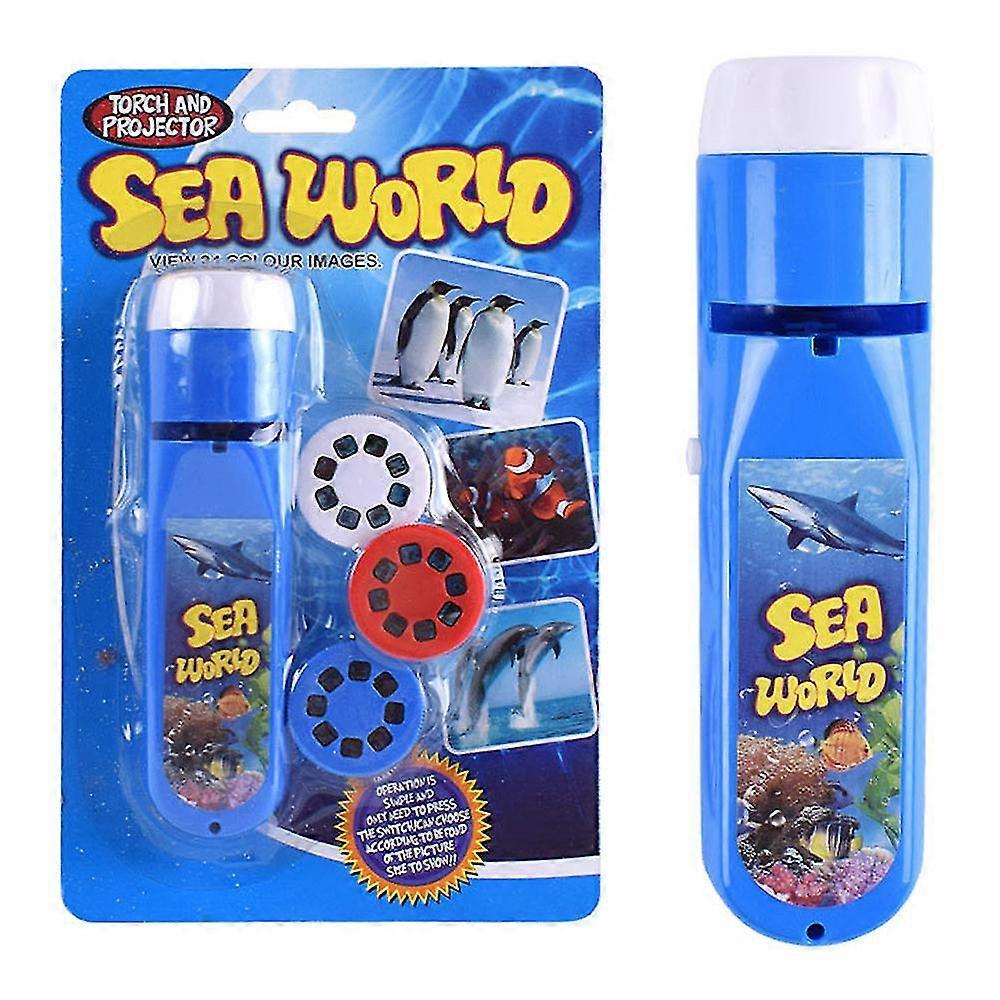 Kids Torch Projector 24 Patterns Fun Flashlight Educational Toy Gifts