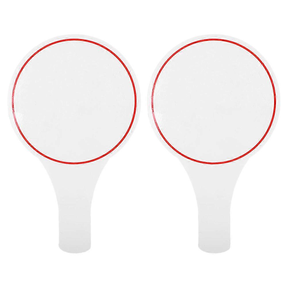 2pcs effaçable à sec réponse paddle tableau blanc simple face palettes mini effaçable à sec réponse palettes