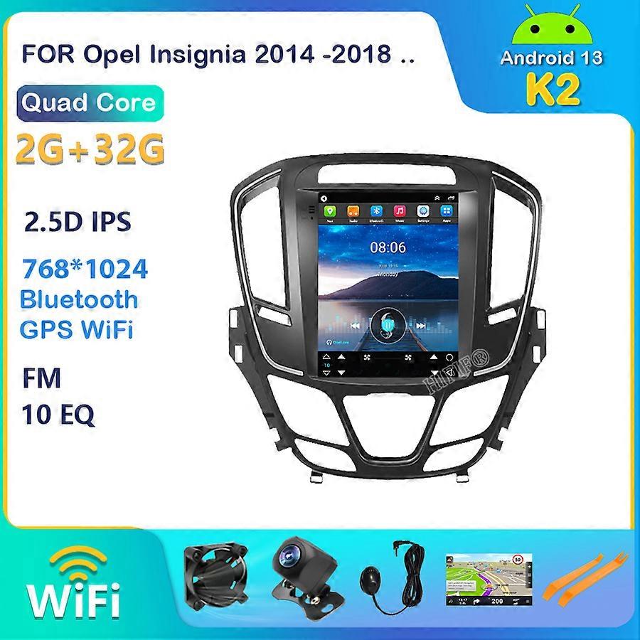 Android Tesla Style Car GPS Navigation For Buick Regal/Opel Insignia 2014- Auto Radio Stereo Multimedia Player With BT WiFi