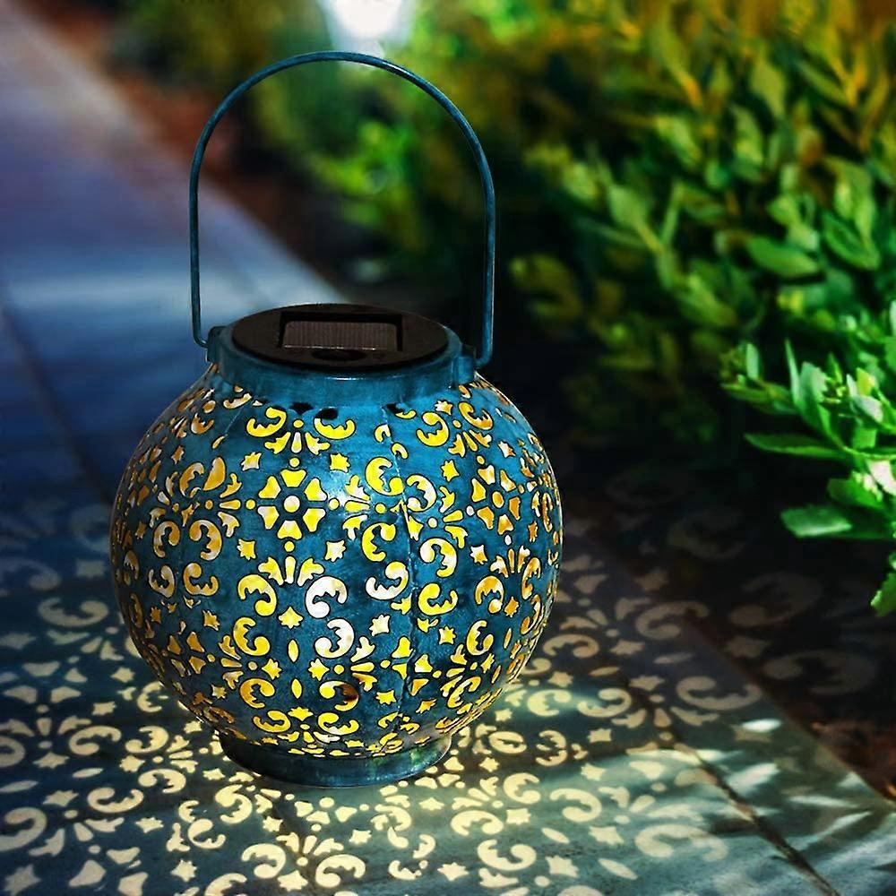 Solcellelamper for utendørs | LED Solar Lantern dekorativ sollampe for hage vanntett hengende Sola