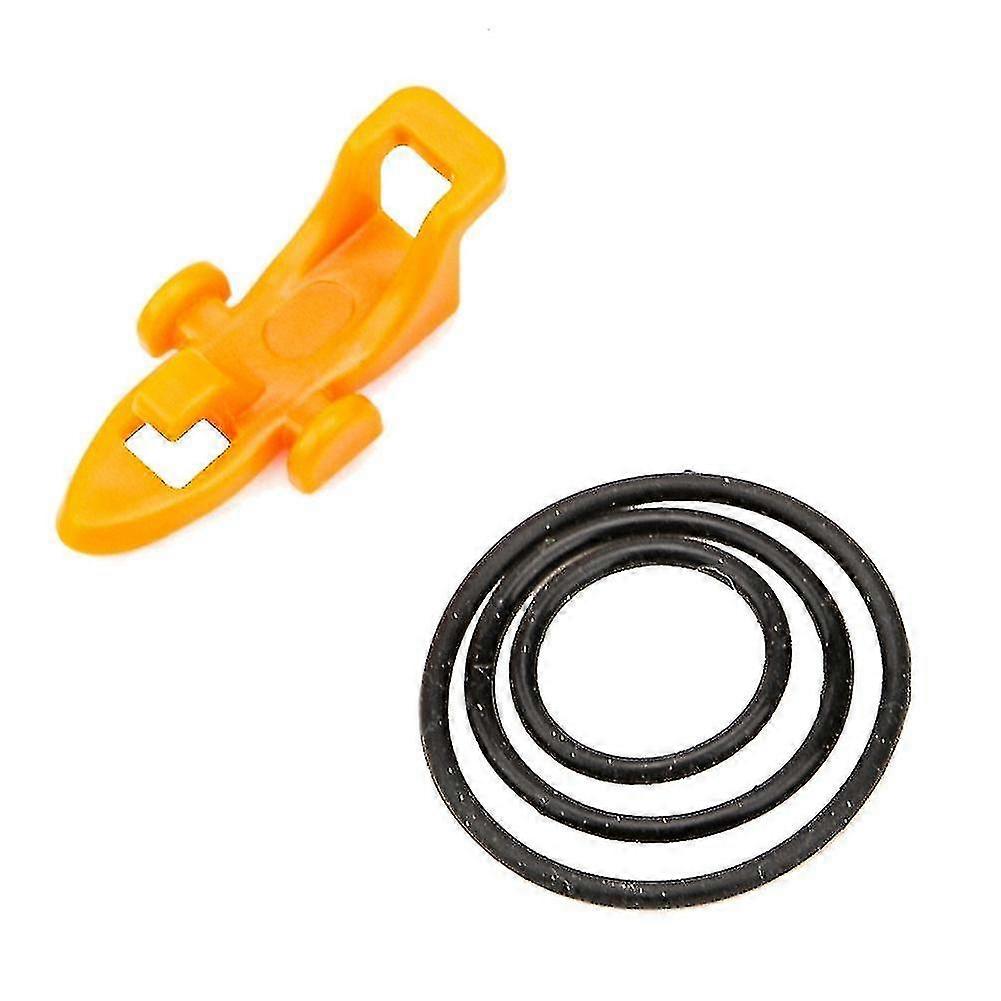 10pcs Angelhaken Keeper Köder Köder Halter mit Gummiringen, a