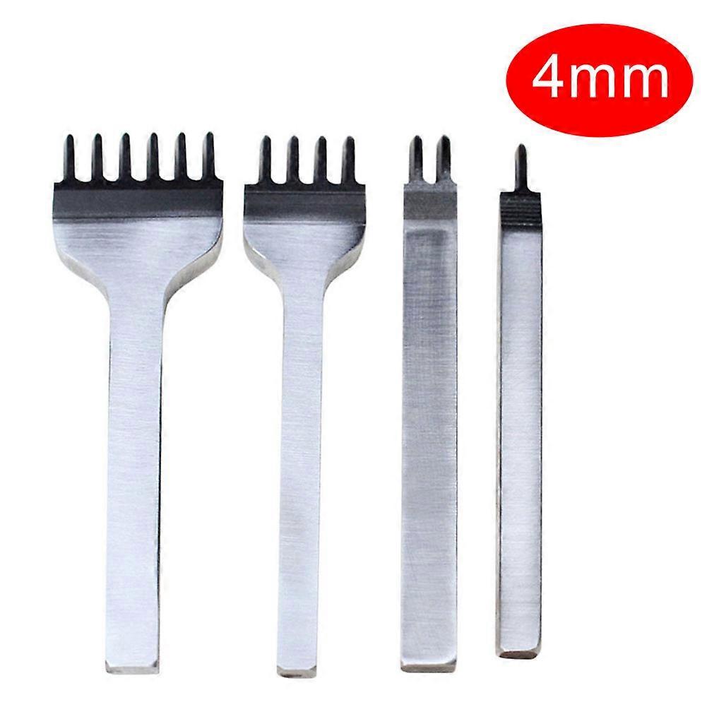 Leather Craft Tool Set Stainless Steel Hole Chisel Graving Stitching Punch Tools Kit