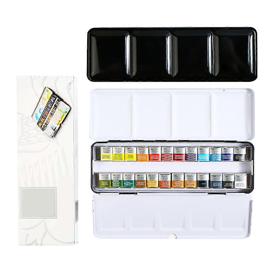 Premium Non-toxic Solid Watercolor Paint Individually Small Paint for Case with