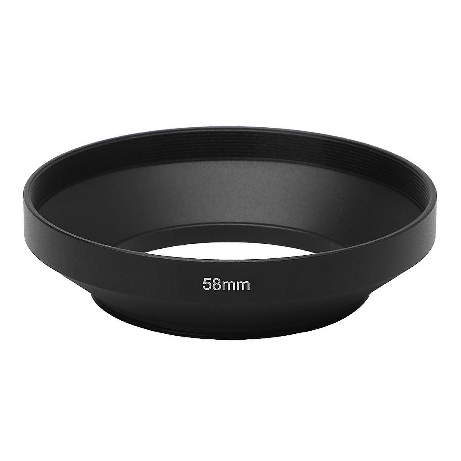 39 40,5 43 46 49 52 55 58 62 72mm Metalowa osłona obiektywu do aparatu Szerokokątna osłona obiektywu z mocowaniem śrubowym do akcesoriów do aparatu cyfrowego