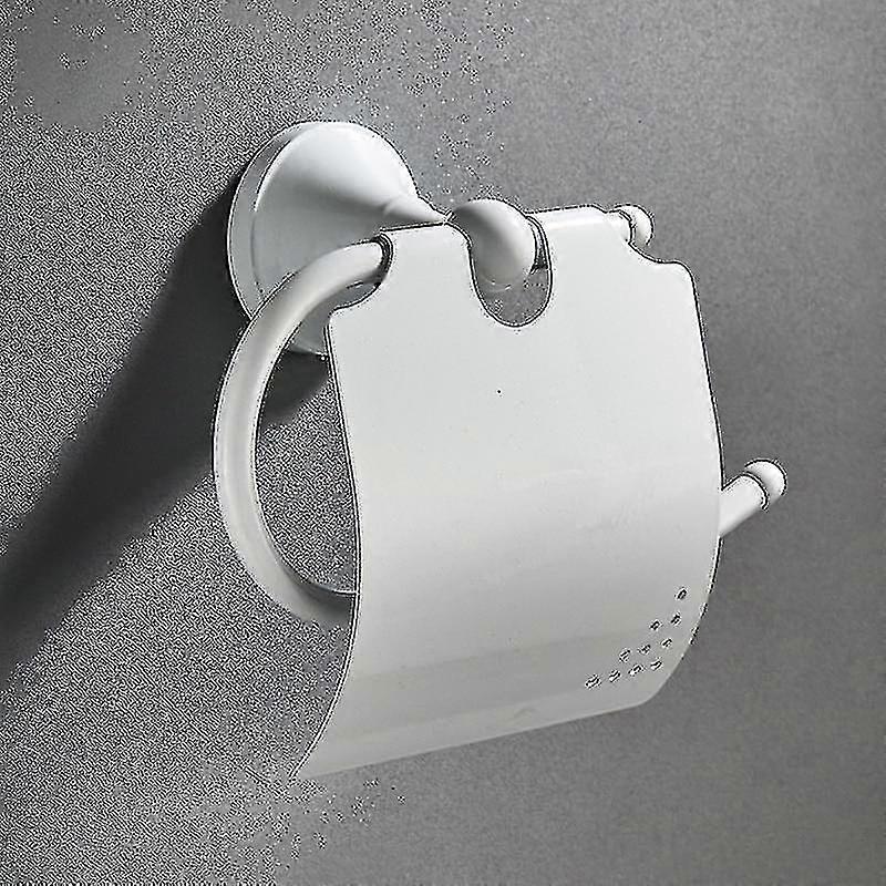 White Bathroom Hardware