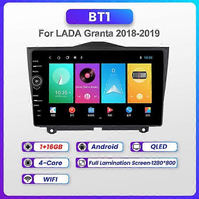 8G 128G Android 11.0 QLED DSP 48EQ RDS Carplay For LADA  Granta Cross 2018 2019 Car Radio Multimedia Video Player Navigation