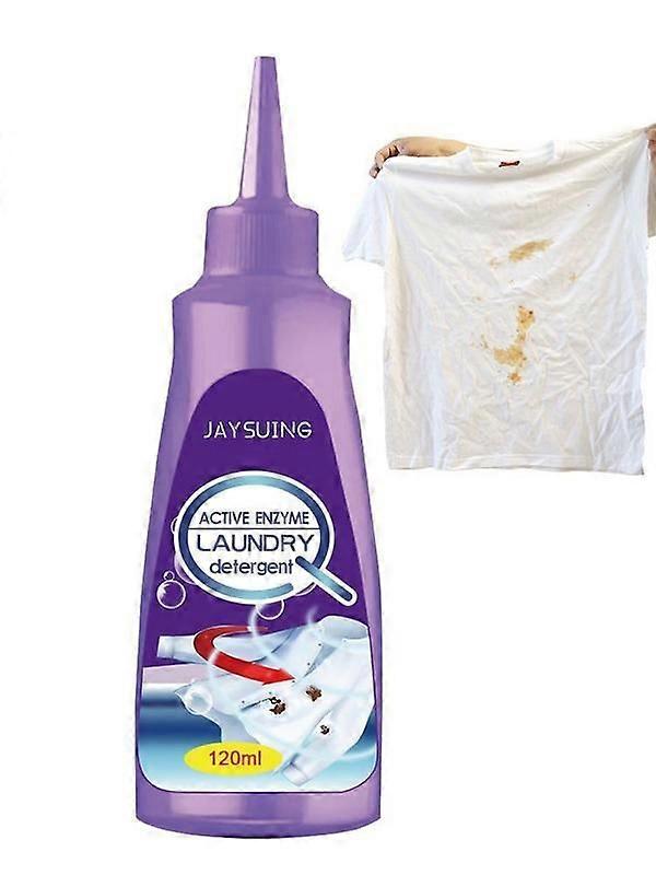 Active Enzymes Détergent à lessive liquide 120ml Active Enzyme Détergent à lessive Élimination des taches et de l’huile