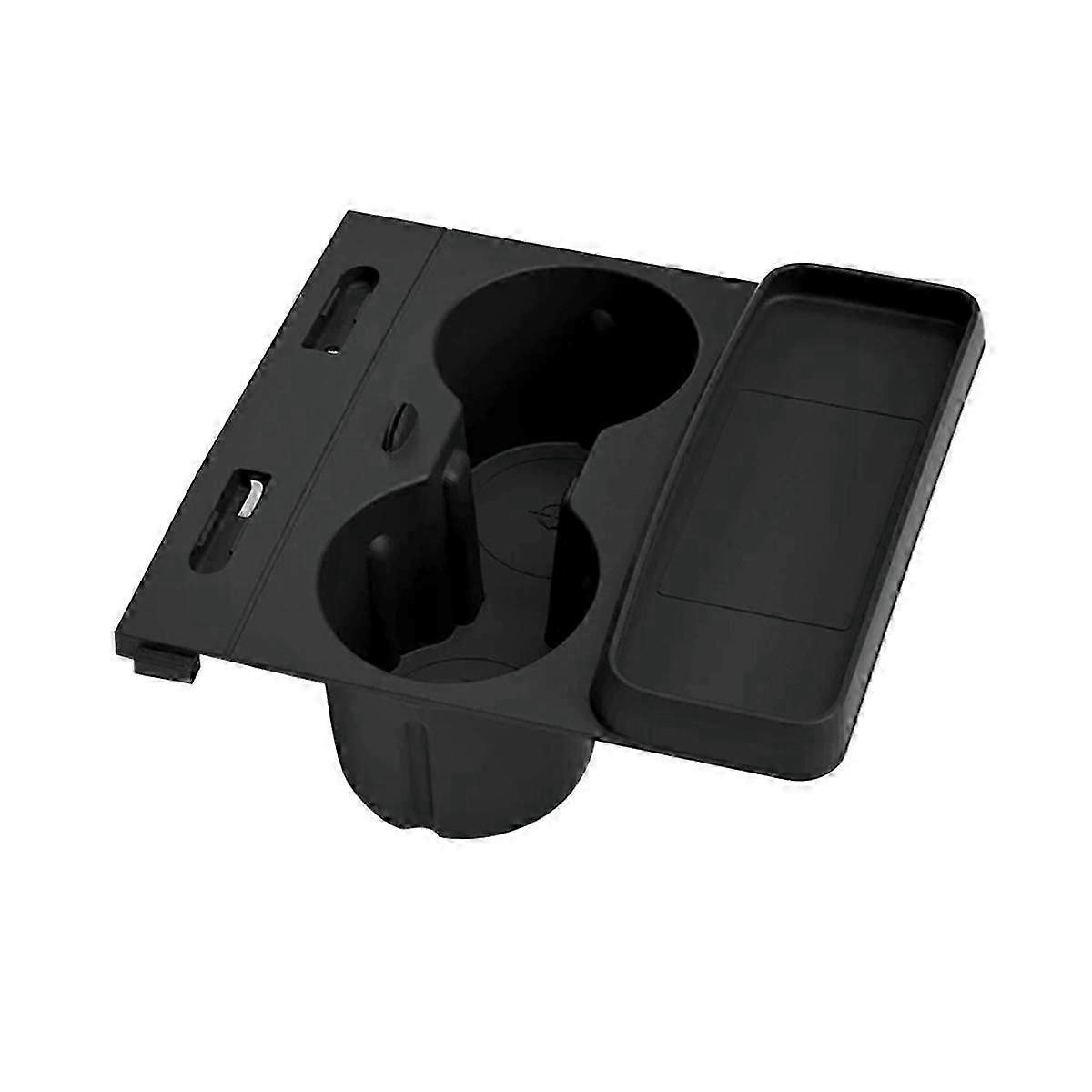 For Model Y Model 3 Multifunctional Water Cup Holder Central Control Storage Box Drinks Holder Tray