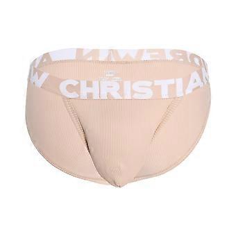 Andrew Christian Essential Rib Brief w/ ALMOST NAKED® Sand | Men's Underwear | Men's Briefs